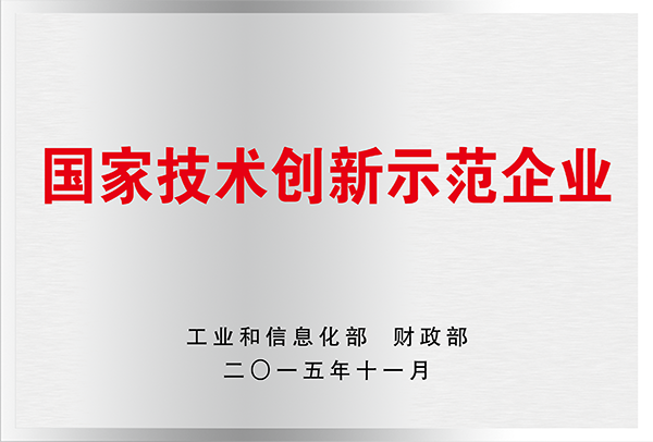 國家技術(shù)創(chuàng)新示范企業(yè)